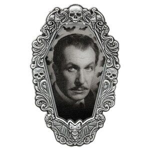 Vincent Price Gothic Frame Enamel Pin Kreepsville Horror Master of the Macabre